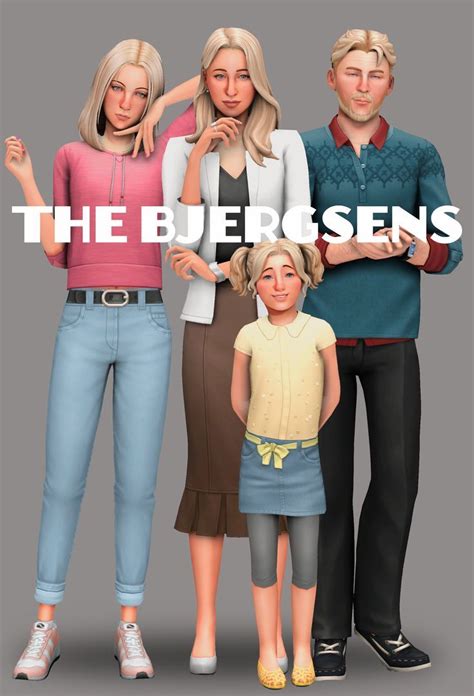 bjergsen|sims 4 bjergsen family.